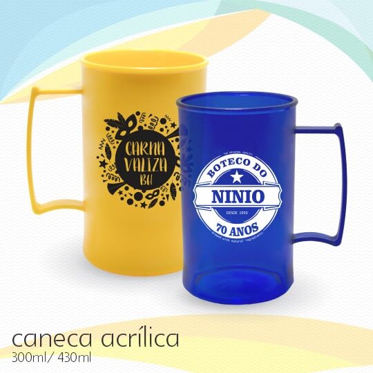 Os benefícios da caneca de acrílico personalizada para todos os tipos de evento