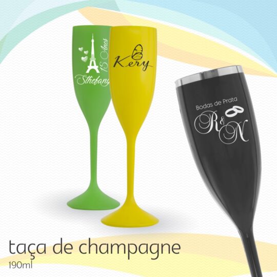 Taças Champagne 190 ml