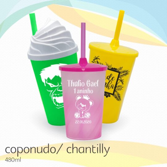 Coponudo c/ canudo 480 ml